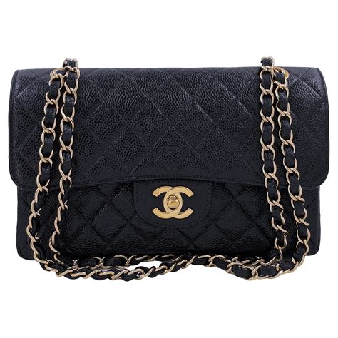 chanel vintage caviar 24k bag